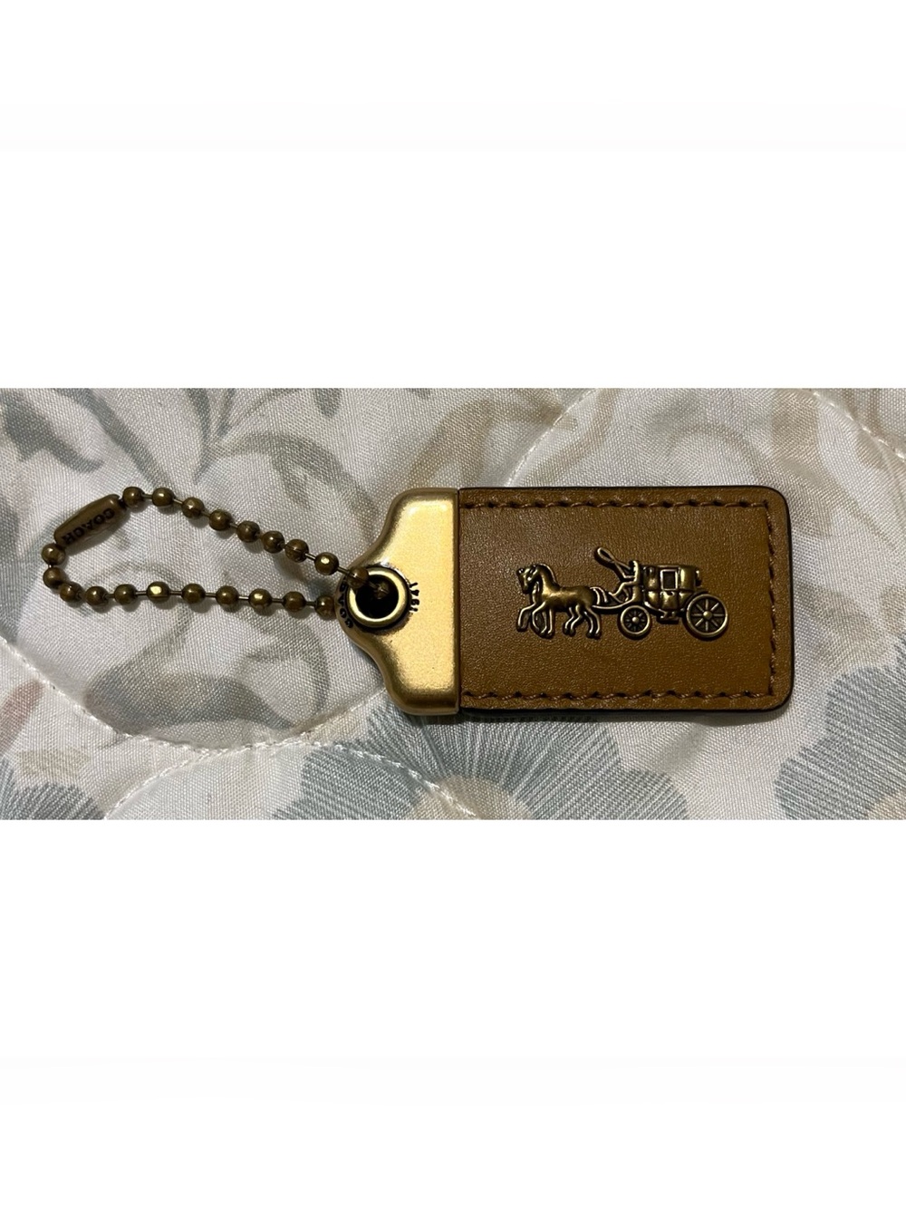 Coach 1941 Heritage Hang Tag in Brown/Jacquard!
